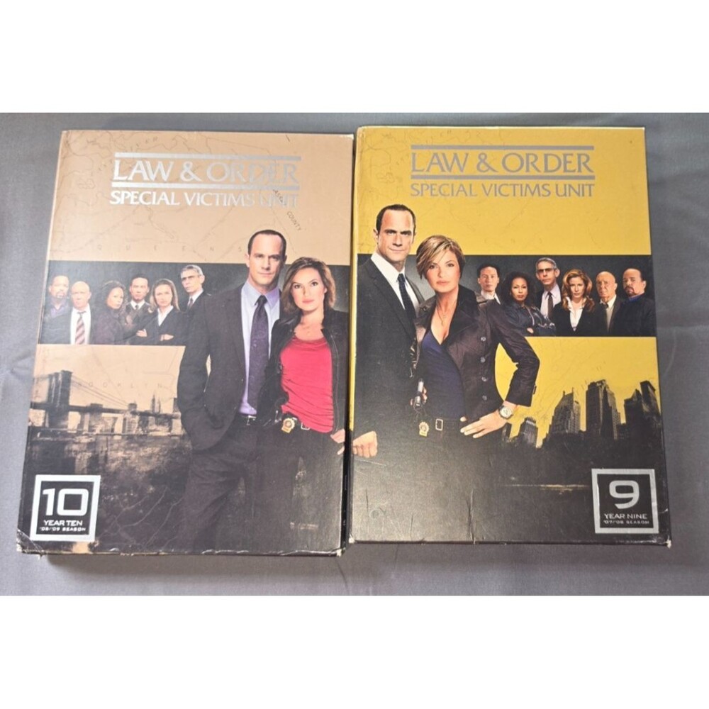 Law & Order Special Victims Unit Seasons 9 & 10 Full Season 5 Disc Each Season